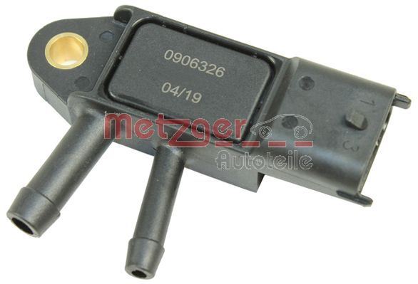 METZGER Sensor, Abgasdruck 0906326