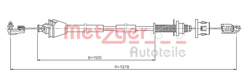 METZGER Gaszug 3.RE001