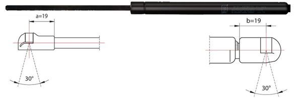 METZGER Gasfeder, Koffer-/Laderaum 2110128