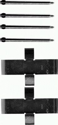 TEXTAR Zubehörsatz, Scheibenbremsbelag 82015100