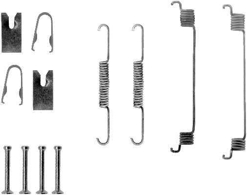 TEXTAR Zubehörsatz, Bremsbacken 97015200