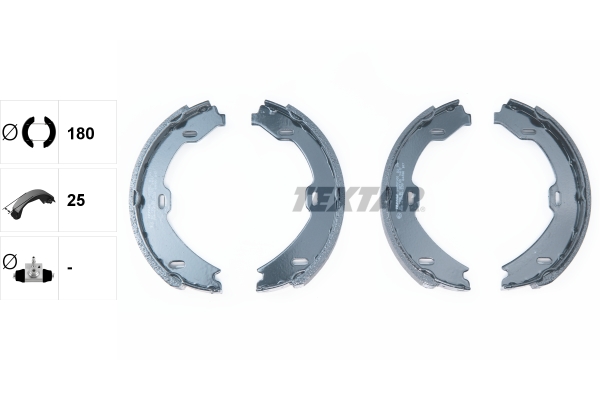 TEXTAR Bremsbackensatz, Feststellbremse 91058900
