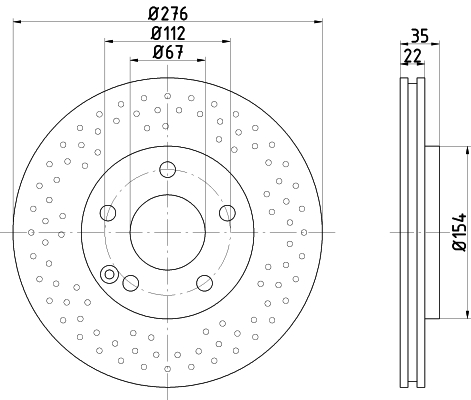 TEXTAR Bremsscheibe 92124403
