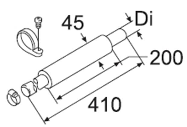 Webasto - Ansaugschalldämpfer, Anbausatz