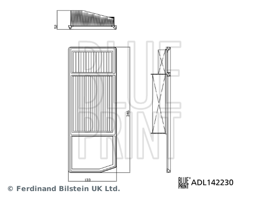 BLUE PRINT Luftfilter ADL142230