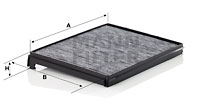 MANN-FILTER Filter, Innenraumluft CUK 33 001