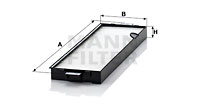 MANN-FILTER Filter, Innenraumluft CU 4416