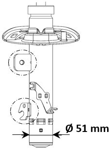 KYB Stoßdämpfer 3348013