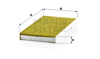 MANN-FILTER Filter, Innenraumluft FP 3337