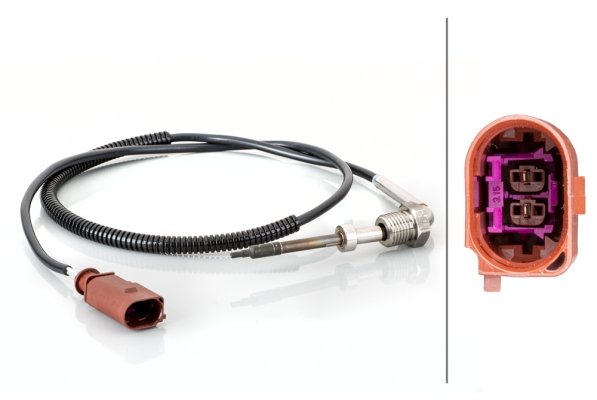 HELLA Sensor, Abgastemperatur 6PT 014 494-631