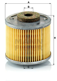 MANN-FILTER Kraftstofffilter P 715