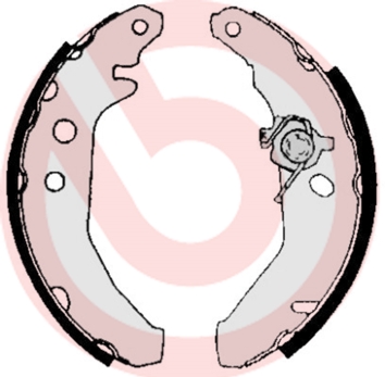 BREMBO Bremsbackensatz S 24 516