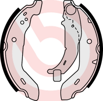 BREMBO Bremsbackensatz S 50 503