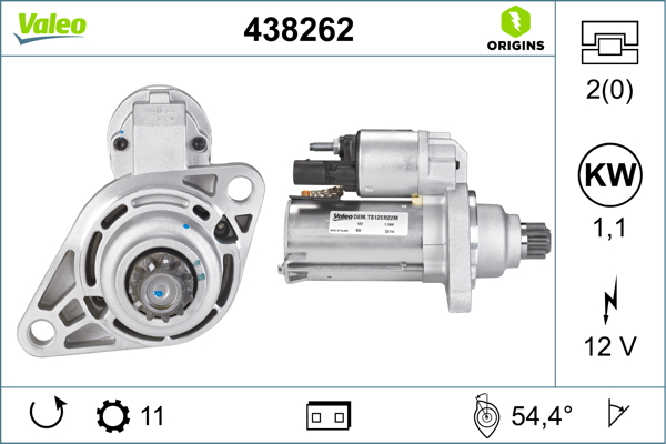 VALEO Starter 438262