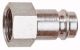 Nippel NW 10, Stahl gehärtet und vernickelt, Innengewinde Bezeichnung Nippel G 3/8 innen SW
mm 19