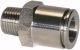 Gerade Einschraubverschraubung, konisches Gewinde nach ISO 7-1 Gewinde R 1/4 für Schlauch-
Außen-Ø
mm 10