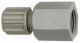 Gerade Aufschraubverschraubung mit G-Innengewinde Gewinde 1/8 für Schlauch
mm 8/10