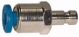 Einstecknippel push-in NW 2,7, Messing vernickelt Bezeichnung Nippel push in, 4 mm SW
mm 10