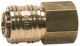 Schnellverschlusskupplungen NW 7,2, Messing blank, Innengewinde Anschluss G 1/2 innen Länge
mm 42,5