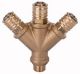 Verteiler mit 3 Schnellverschlusskupplungen NW 7,2, Messing, Außengewinde Anschluss G 1/2 außen bestehend aus
Verteiler 256.02