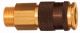 Unverwechselbare Schnellverschlusskupplungen NW 7,8 Anschluss G 3/8 außen Farbe braun