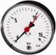 Standardmanometer, Anschluss hinten, zentrisch Messbereich 0 - 16,0 bar -
