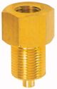 Manometer-Anschlussnippel aus Messing Muffe G 1/2 Zapfen G 1/4