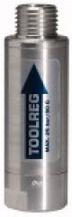 Inline-Druckregler Toolreg, Innen-/Außengewinde, mit Sekundärentlüftung Gewinde 
G 1/4 Arbeitsdruck
(voreingestellt) 6 bar