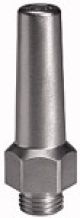 Lärmarme Runddüse, Anschluss 1/2 - 27 UNS Werkstoff Aluminium Länge
mm 50