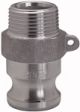 Kamlok-Schnellkupplungsstecker mit Außengewinde, Typ F Gewinde R 1 1/2 Stecker-Ø
mm 53