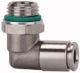 Winkeleinschraubverschraubung, zylindrisches Gewinde nach DIN EN ISO 228-1, drehbar, mit O-Ring Gewinde G 1/4 für Schlauch-
Außen-Ø
mm 8