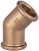 Winkelstück, 45°, innen/innen Gewinde G 3/8 L1
mm 21,5