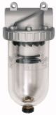 Filter mit Polycarbonatbehälter und halbautomatischem Ablassventil Gewinde 
G 2 Durchfluss
l/min 30800