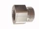 Reduziernippel lang, G 1/4 a., G 1/4 i., SW 17, Messing vern.