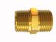 Doppelgewindenippel, R 1 1/4 a., R 1 1/2 a., SW 50, Messing