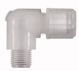 Winkel-Einschraubverschraubung G 1/4 a., f Schlauch 8/10 mm, PFA