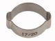 2-Ohr-Schlauchklemme, ES 1.4301 (W4), Spannbereich 17,0 - 20,0 mm