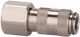 Schnellverschlusskupplung NW 2,7, Edelstahl 1.4404, G 1/8 IG
