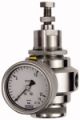 Edelstahl-Druckregler, 1.4401, BG 1, G 3/8, 1,7 - 17,5 bar