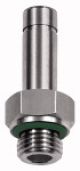 Gewinde-Stecknippel, G 1/4 a., Stecknippel 4 mm, ES 1.4404