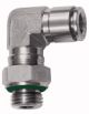 L-Steckverschraubung, drehbar, G 1/8 a., Schlauch-Ø 8, ES 1.4404