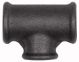 T-Stück 130, red., Rp 3/4, Rp 1/2, Rp 3/4, Temperguss schwarz