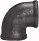 Winkel 90, 90°, Rp 2 1/2 i., Rp 2 1/2 i., Temperguss schwarz