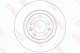 TRW Bremsscheibe DF6134