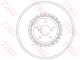 TRW Bremsscheibe DF6923S