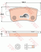 TRW Bremsbelagsatz, Scheibenbremse GDB1791
