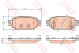 TRW Bremsbelagsatz, Scheibenbremse GDB2172