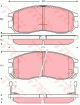 TRW Bremsbelagsatz, Scheibenbremse GDB3133