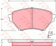 TRW Bremsbelagsatz, Scheibenbremse GDB3302