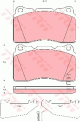 TRW Bremsbelagsatz, Scheibenbremse GDB3349